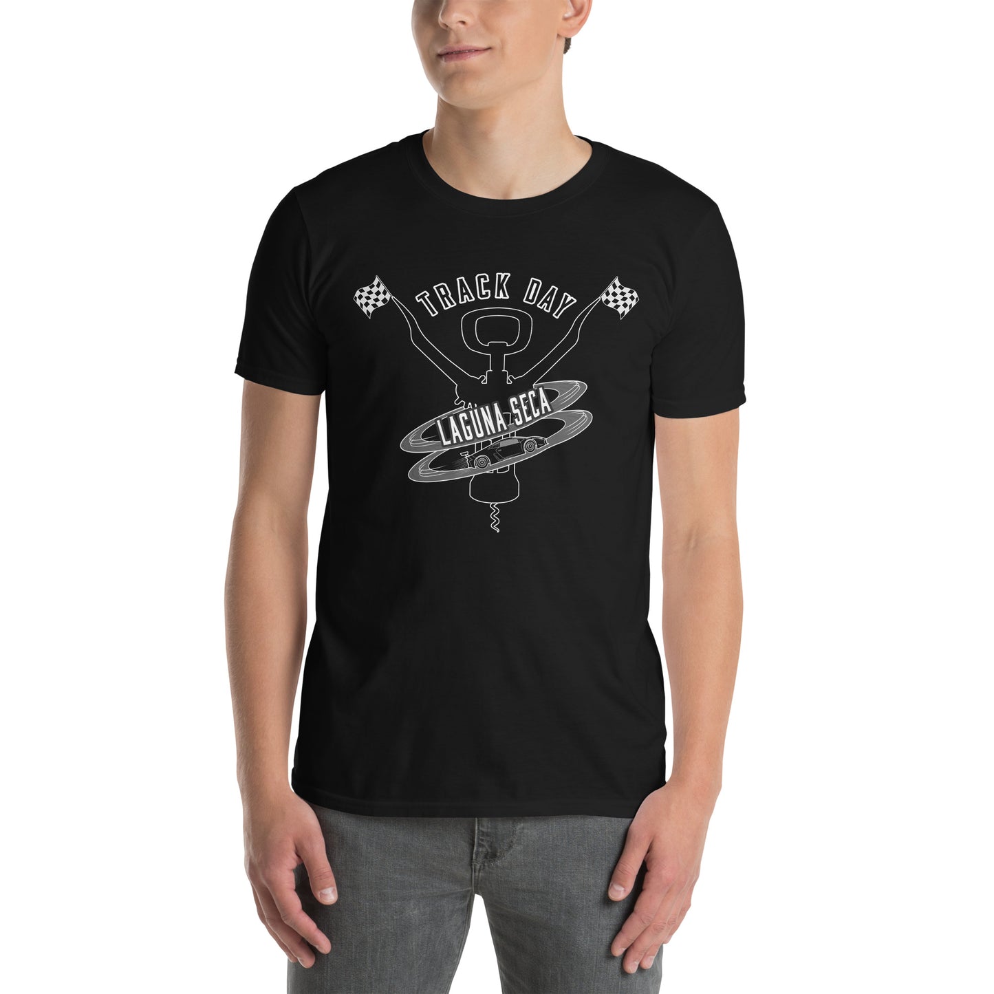 Laguna Seca Corkscrew Track Day Unisex T-Shirt