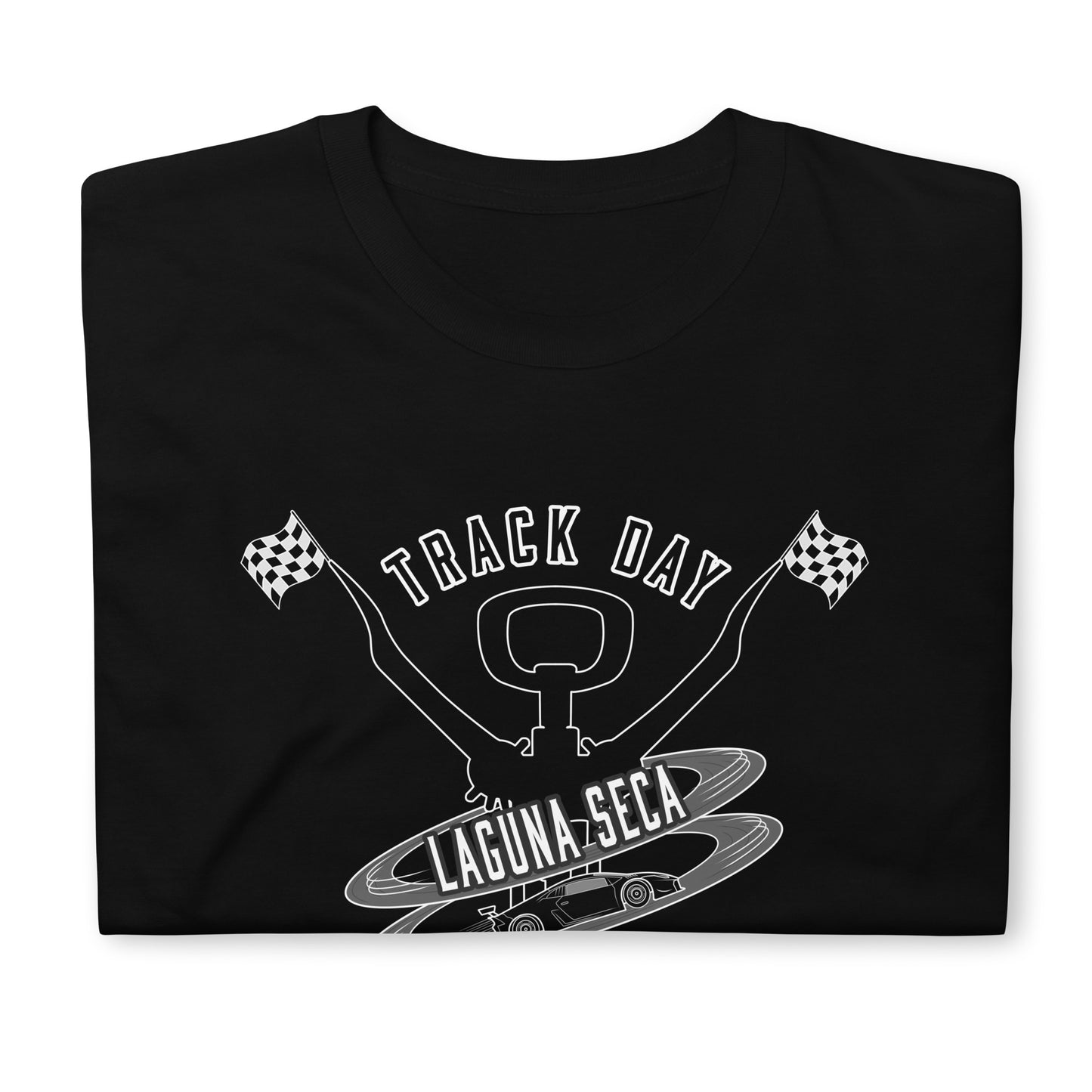 Laguna Seca Corkscrew Track Day Unisex T-Shirt