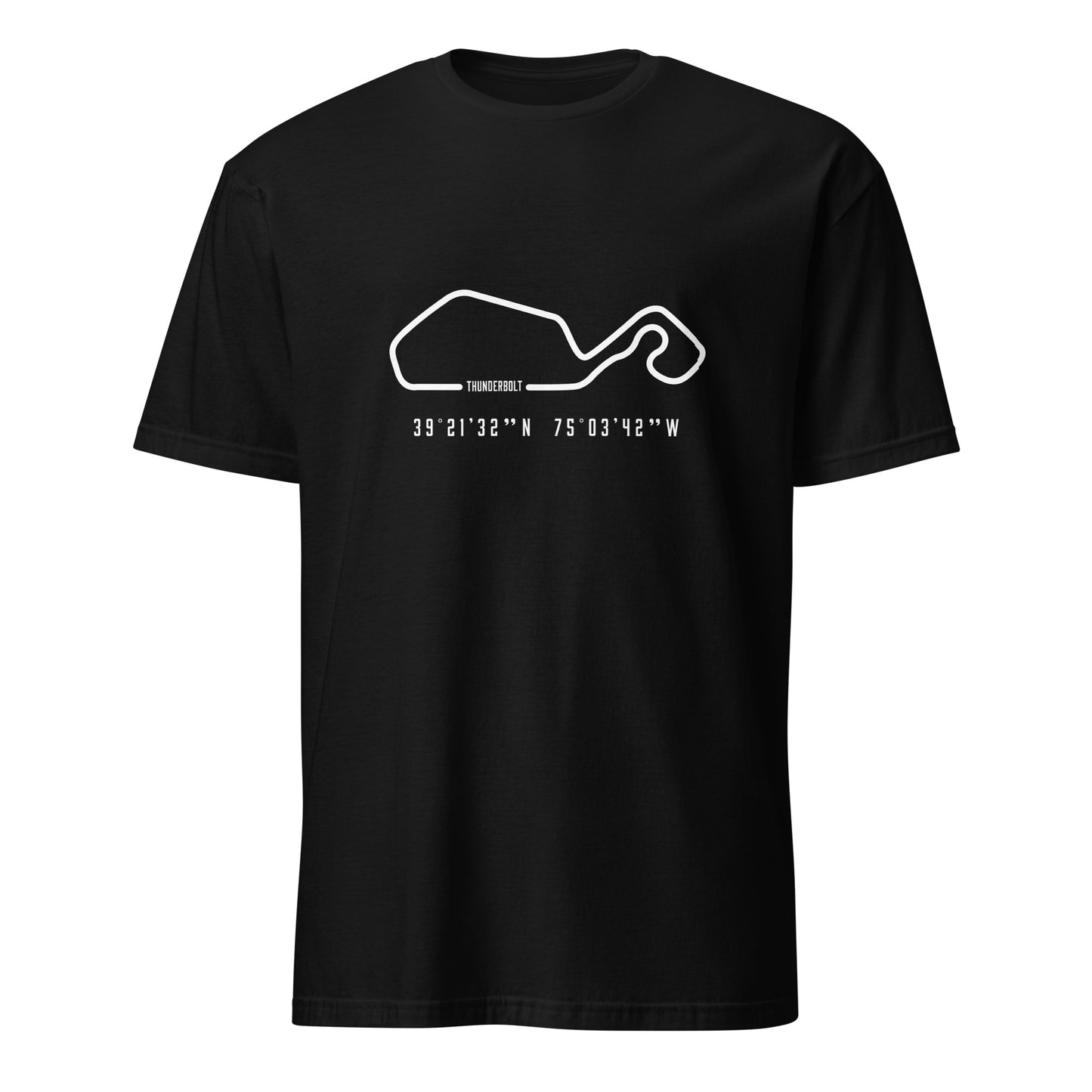 Thunderbolt Track Outline Unisex T-Shirt