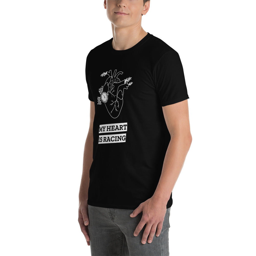 My Heart Is Racing Track Day Road Course Unisex T-Shirt