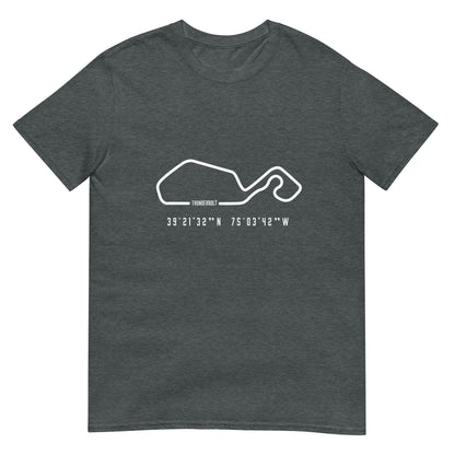 Thunderbolt Track Outline Unisex T-Shirt
