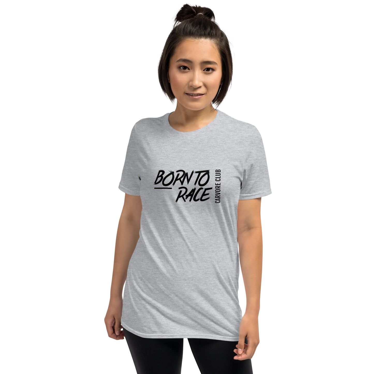 Born To Race Text Road Course Track Day Racing Unisex T-Shirt