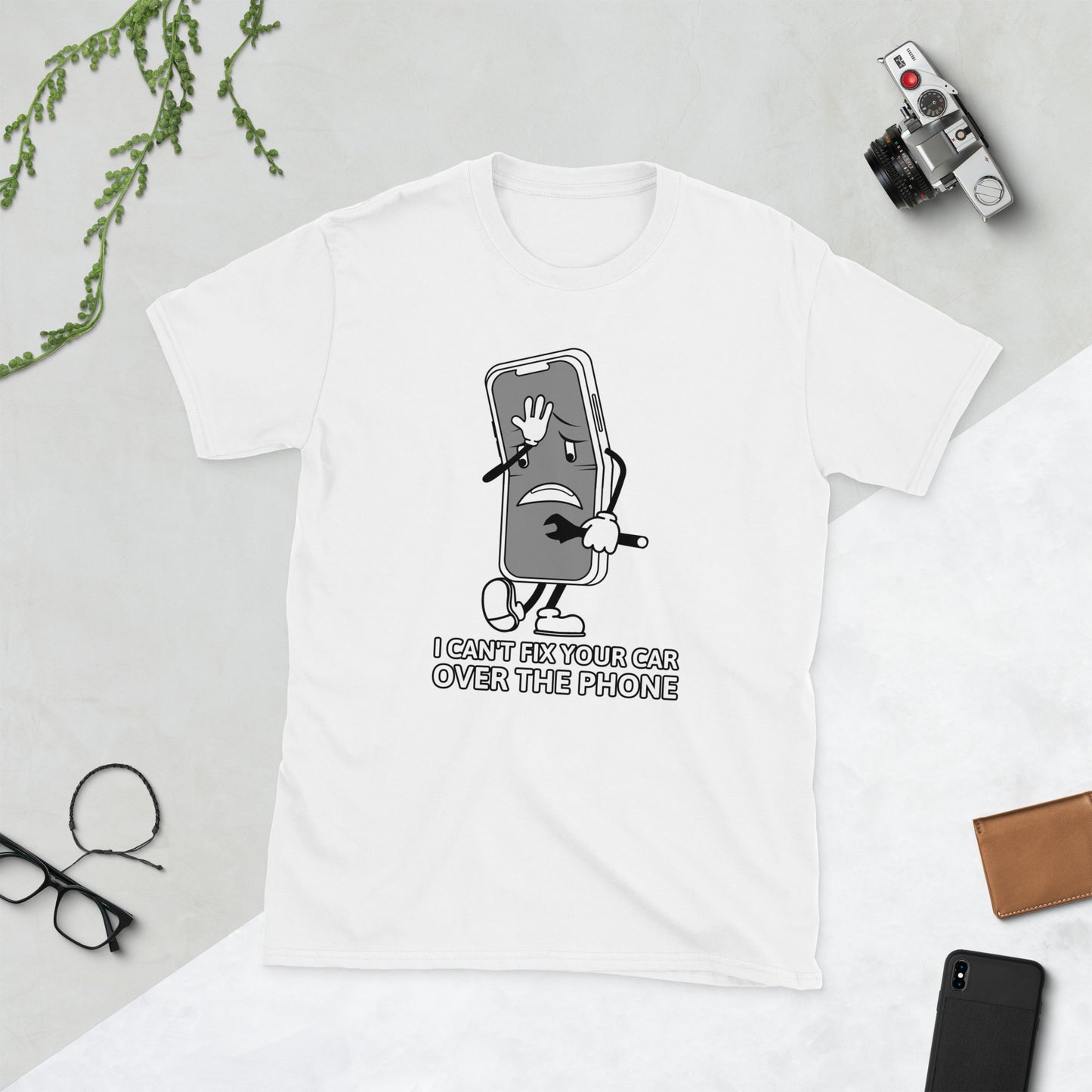 I Can't Fix Your Car Over The Phone Unisex T-Shirt (3 Colors Available)