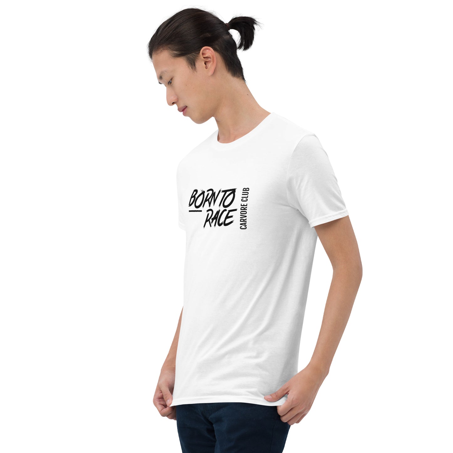 Born To Race Text Road Course Track Day Racing Unisex T-Shirt
