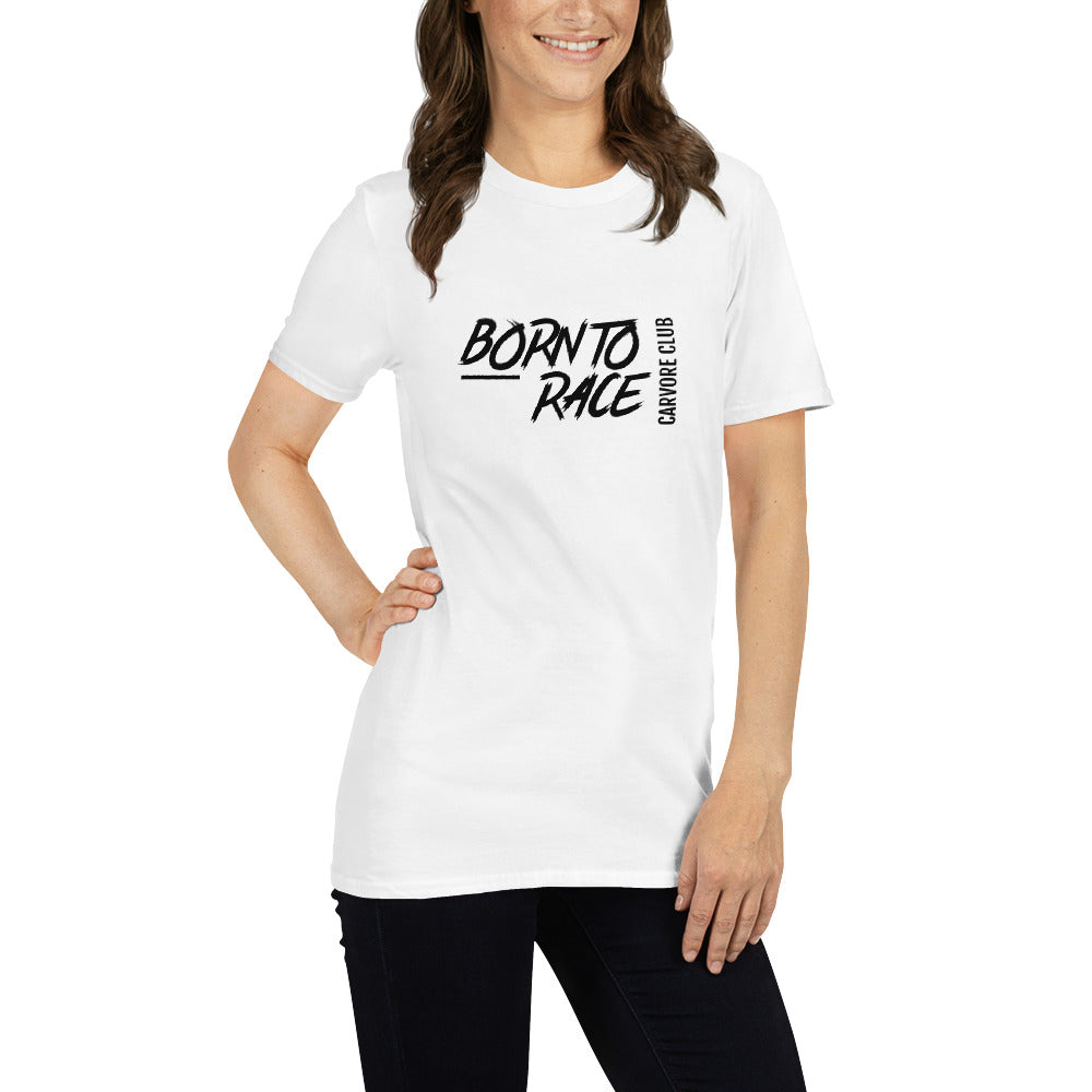 Born To Race Text Road Course Track Day Racing Unisex T-Shirt