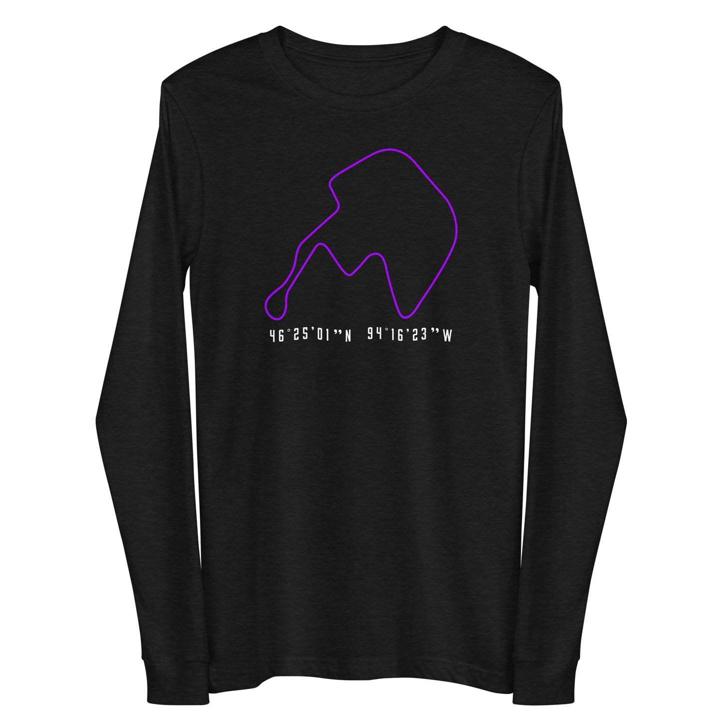 BIR Track Outline Unisex Long Sleeve Tee