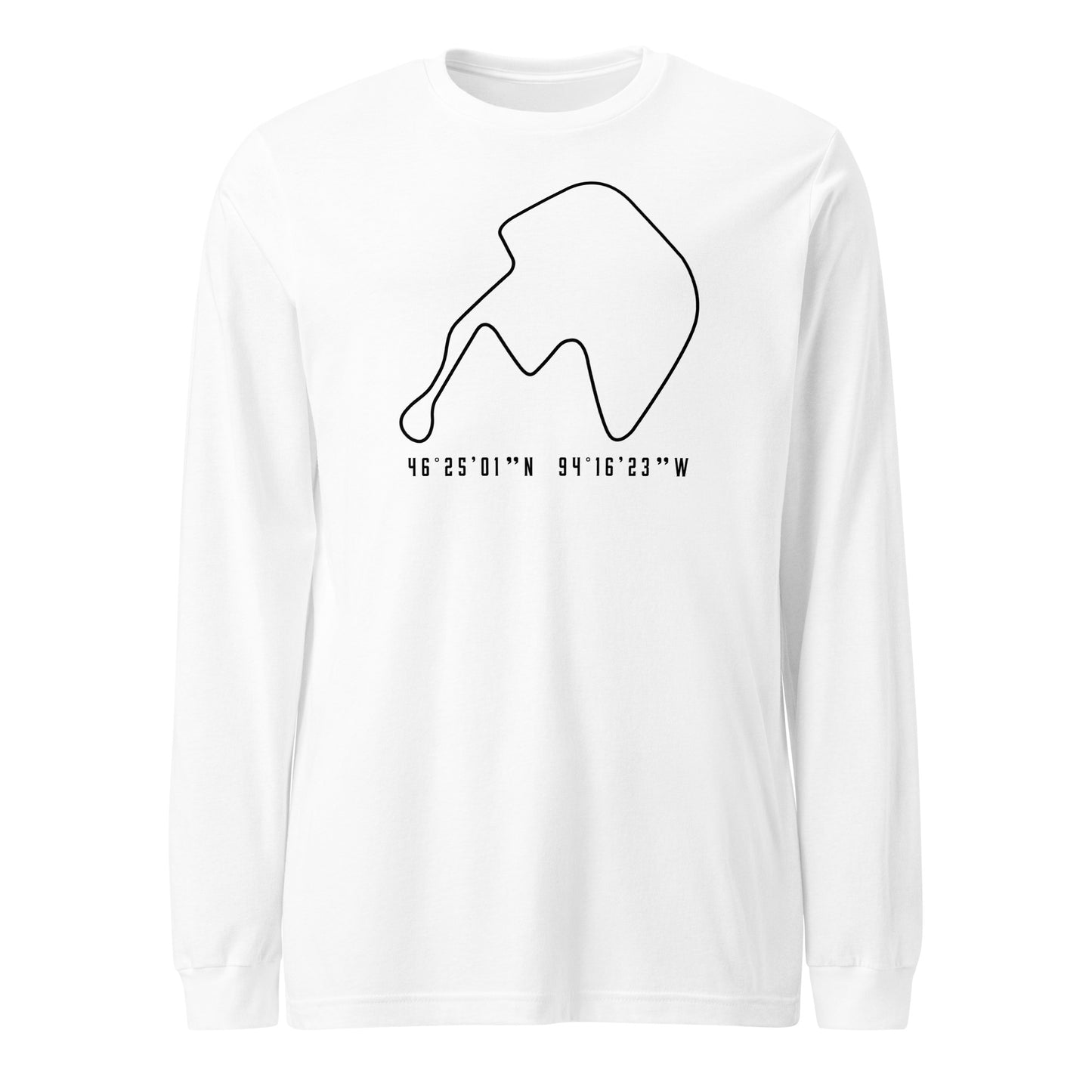 BIR Track Outline Unisex Long Sleeve Tee