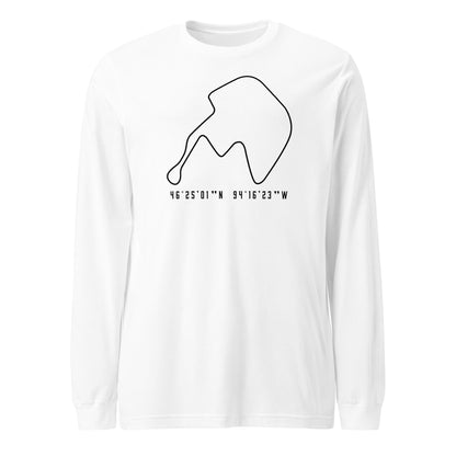 BIR Track Outline Unisex Long Sleeve Tee