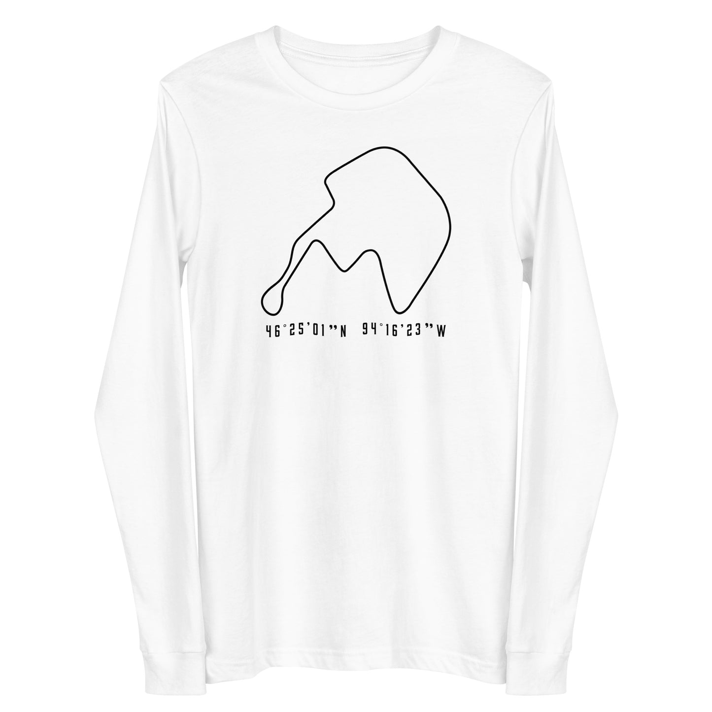 BIR Track Outline Unisex Long Sleeve Tee