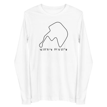 BIR Track Outline Unisex Long Sleeve Tee