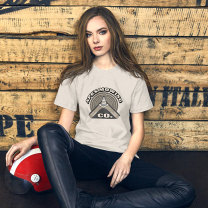 Apex Mowing Co. Road Course Track Day Racing Heather Dust Unisex T-Shirt