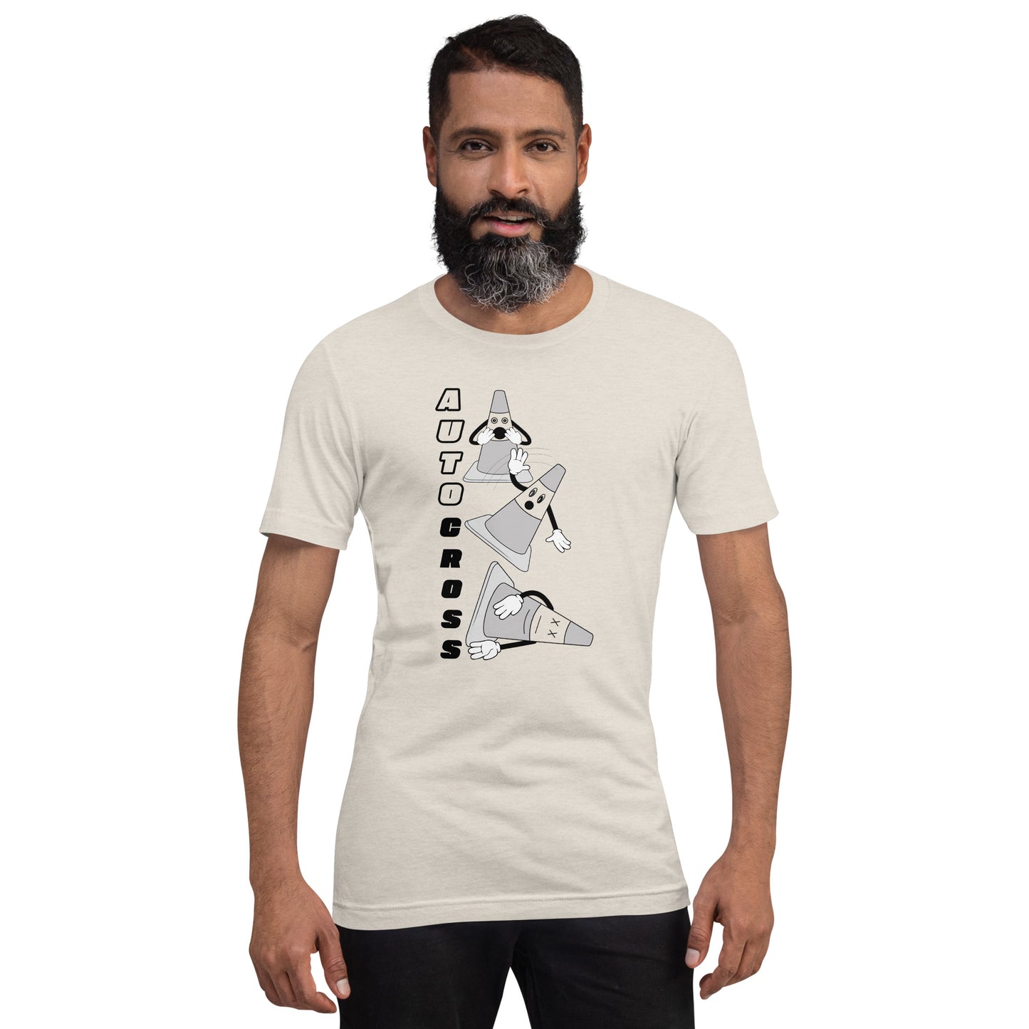 Autocross  Road Course Track Day Racing Heather Dust Unisex T-Shirt