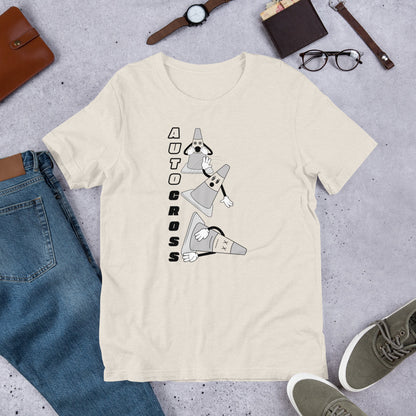 Autocross  Road Course Track Day Racing Heather Dust Unisex T-Shirt