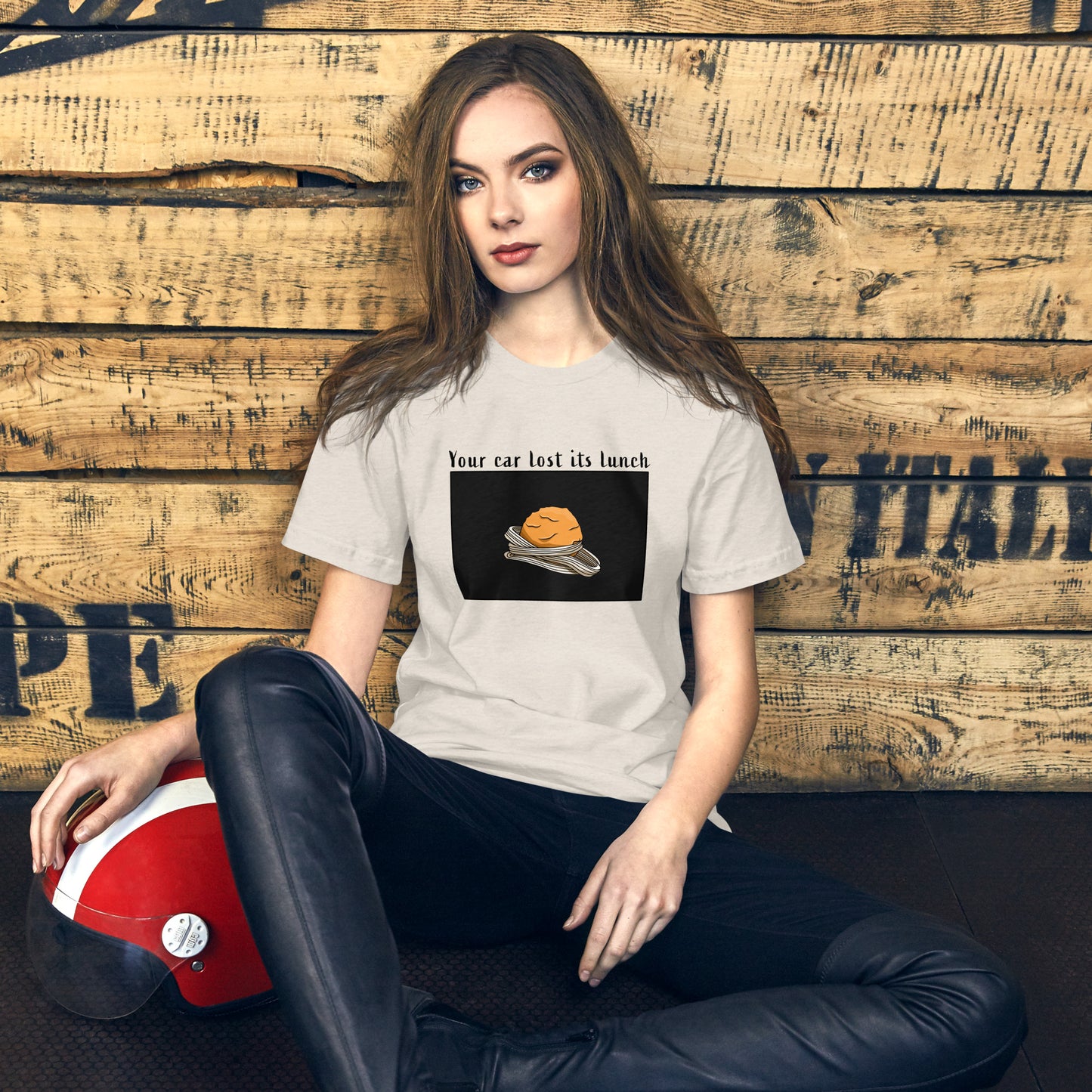 Meatball Flag Heather Dust Unisex t-shirt
