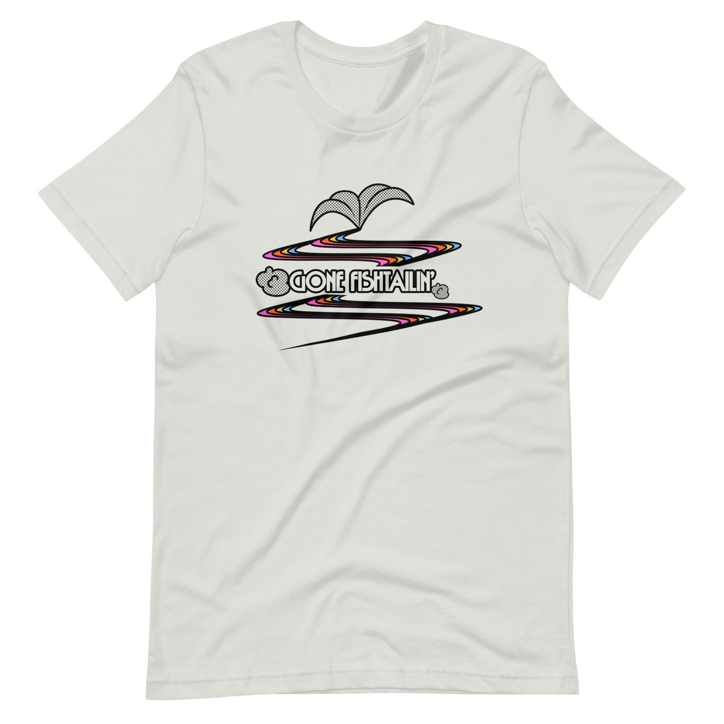 Fishtailing Road Course Track Day Racing Silver Unisex T-Shirt