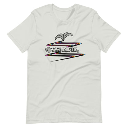 Fishtailing Road Course Track Day Racing Silver Unisex T-Shirt