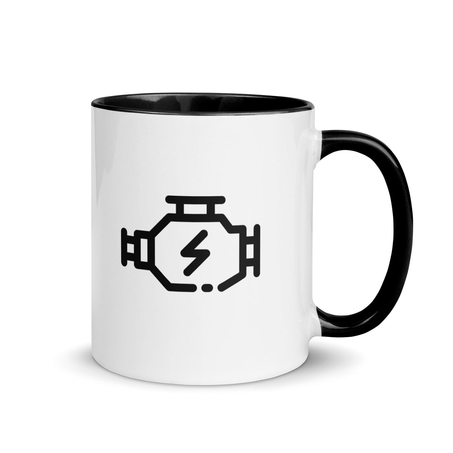 If It Isn't Flashing Keep On Riding Car Mechanic 11 oz. Mug with Black Color Inside
