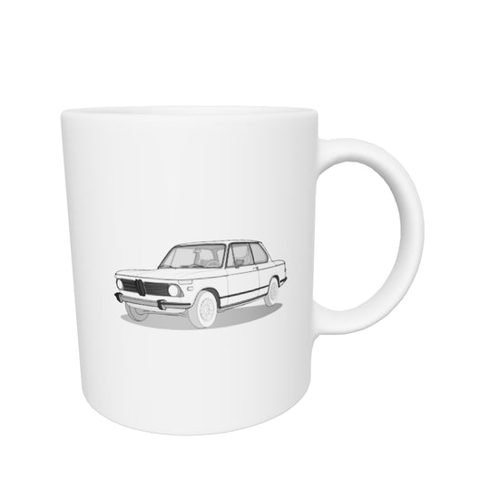 1973 BMW 2002 Double Sided 11 oz. Mug  