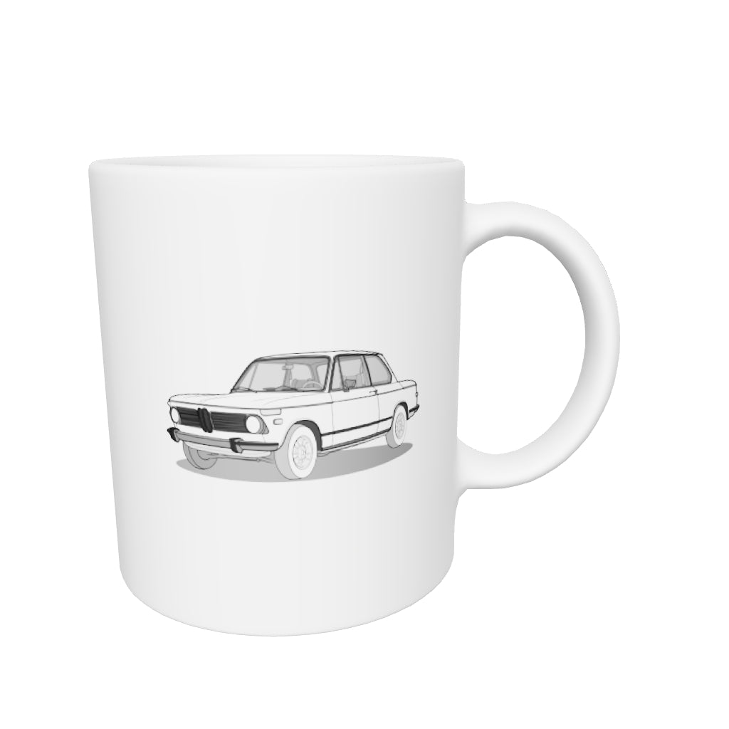1973 BMW 2002 Double Sided 11 oz. Mug  