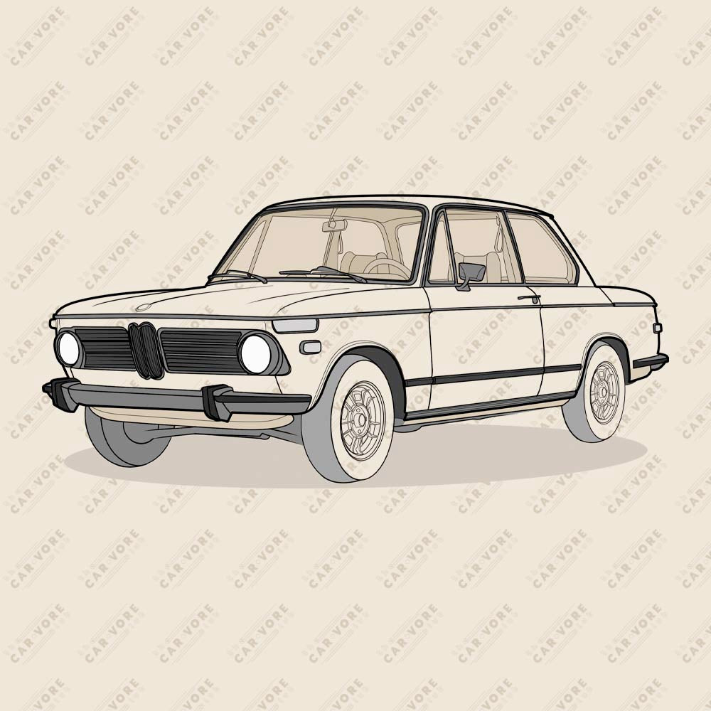 1973 BMW 2002 Front Side Heather Dust Unisex T-Shirt