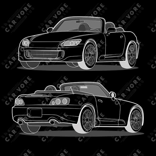2007 Honda S2000 Double Sided Unisex T-Shirt (3 Colors Available)