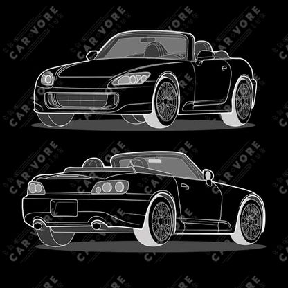 2007 Honda S2000 Double Sided Unisex T-Shirt (3 Colors Available)