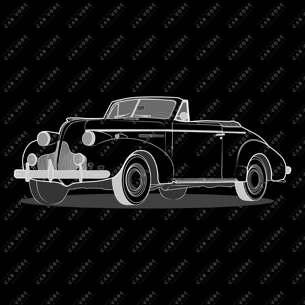 1939 Buick Special 46C Convertible Front Side Unisex T-Shirt (3 Colors Available)