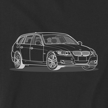 2010 BMW 328 Wagon E91 Front Side Unisex T-Shirt (2 Colors Available)