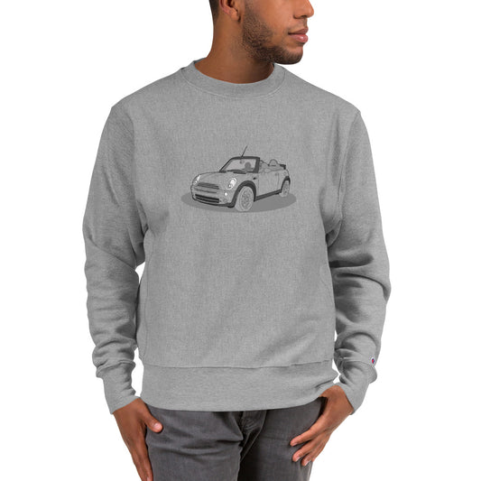 2005 Mini Cooper Convertible R52 Front Side Men’s Champion Sweatshirt (2 Colors Available)