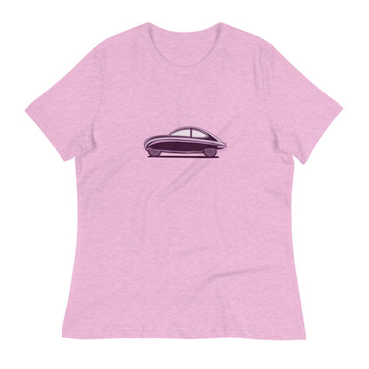 Saab Ursaab Women's Relaxed Lilac T-Shirt