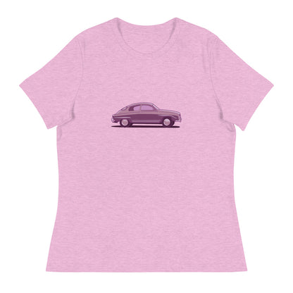 Saab 96 Monte Carlo Women's Relaxed Lilac T-Shirt