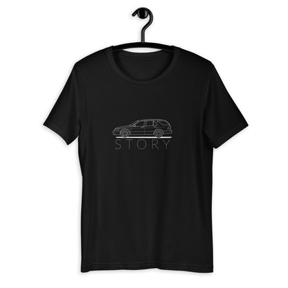 Saab 9-5 Story Outline Unisex T-Shirt (6 Colors Available)