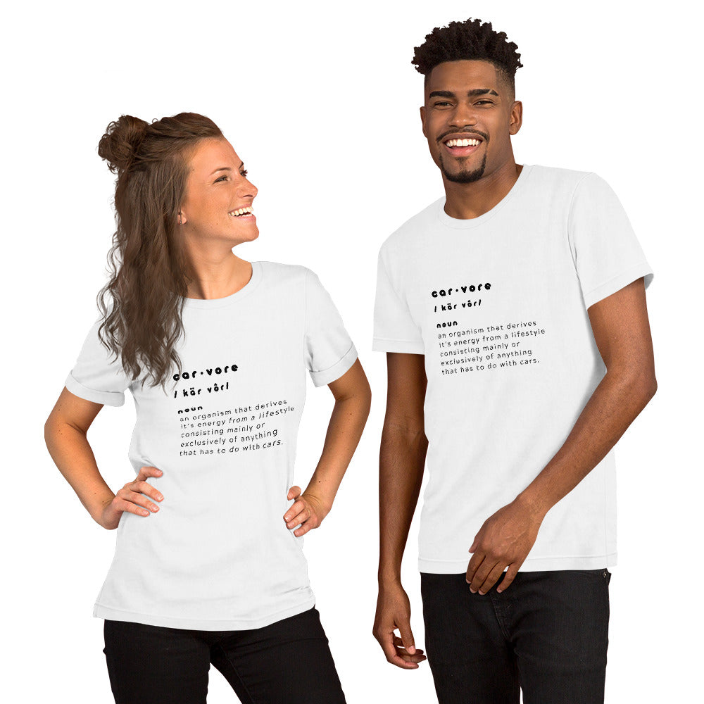 Carvore Club White Unisex T-Shirt