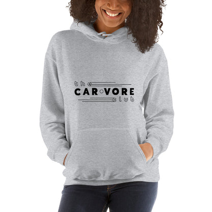 Carvore Club Logo Grey Unisex Hoodie