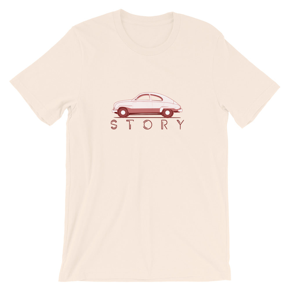 Saab Ninety Three Story Unisex T-Shirt (5 Colors Available)