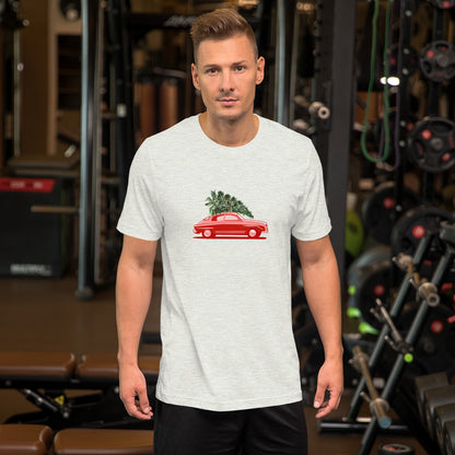 Saab 96 Monte Carlo Christmas Holiday Ash Unisex T-Shirt