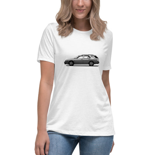 Saab 9-5 Wagon Women's Relaxed White T-Shirt