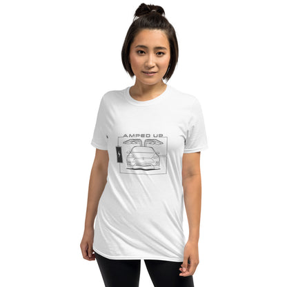 Tesla Model X Amped Up Falcon Wings Unisex T-Shirt (2 Colors Available)