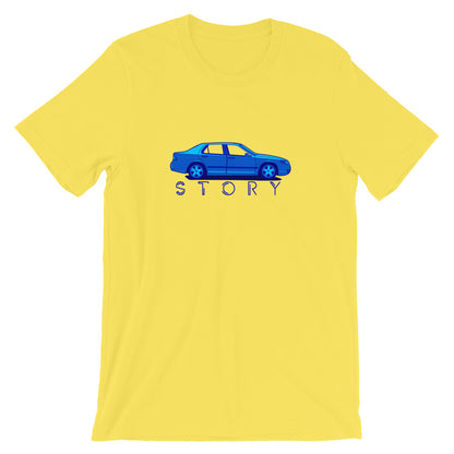 Saab Story 9-5 Sedan Yellow Unisex T-Shirt
