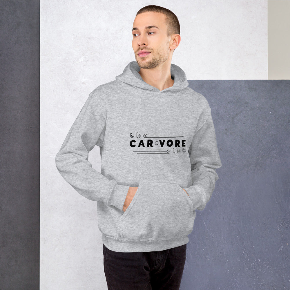 Carvore Club Logo Grey Unisex Hoodie