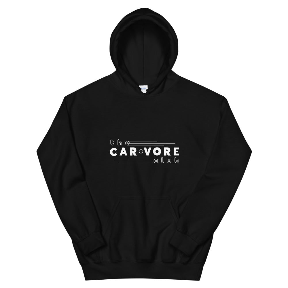 Carvore Club Logo Black Unisex Hoodie