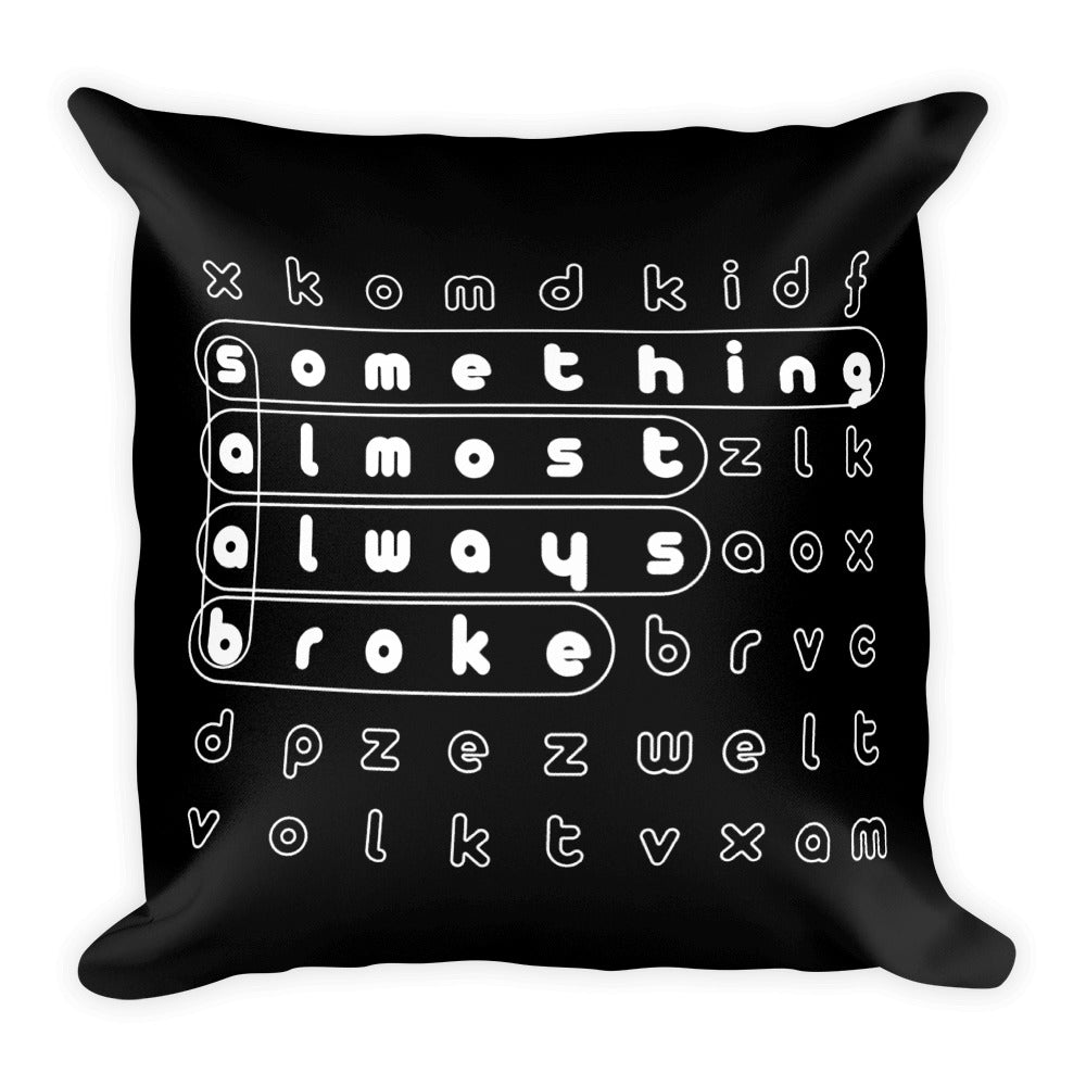 Saab S.A.A.B Something Almost Always Broke 18 x 18 Throw Pillow Case