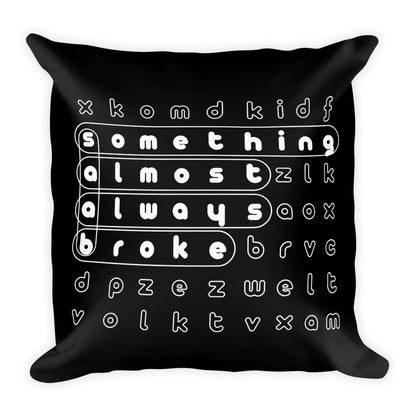 Saab S.A.A.B Something Almost Always Broke 18 x 18 Throw Pillow Case