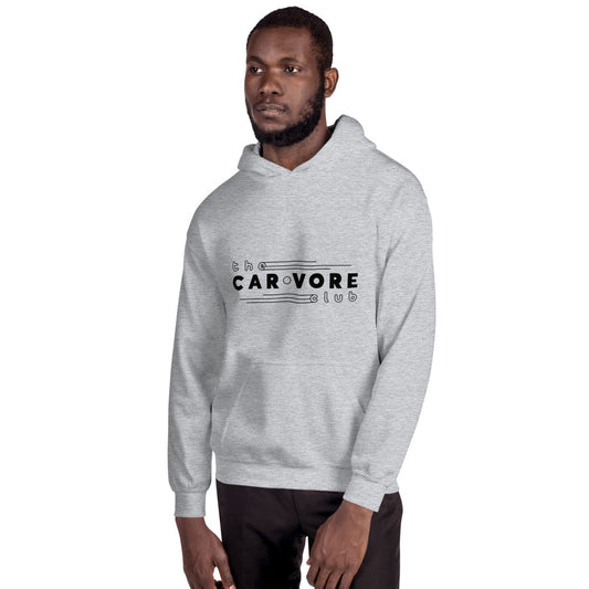Carvore Club Logo Grey Unisex Hoodie