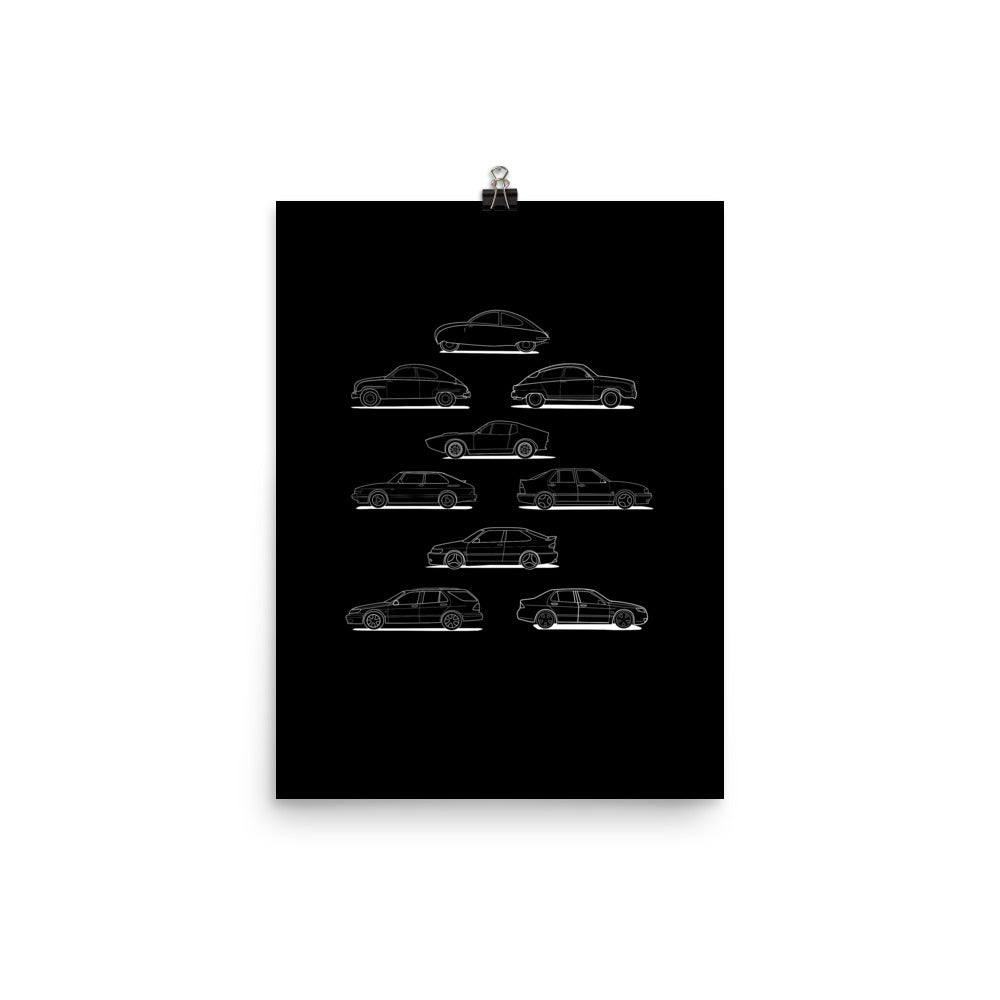 Saab Evolution 12 in. x 16 in. Poster