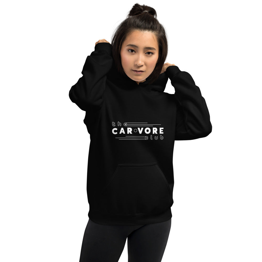 Carvore Club Logo Black Unisex Hoodie