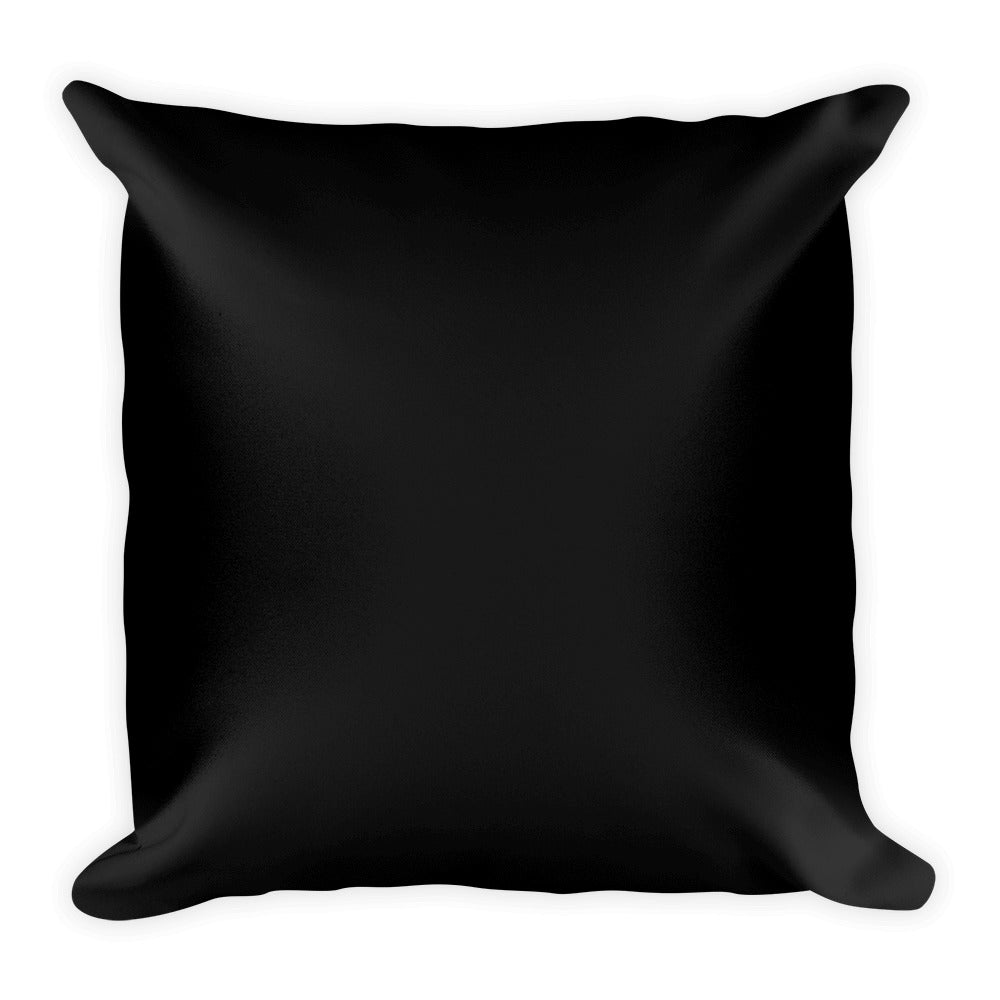 Vaporwave Saab Black 18 x 18 Throw Pillow