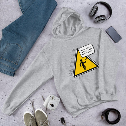 Will Talk About Saab For Hours Grey Unisex Hoodie