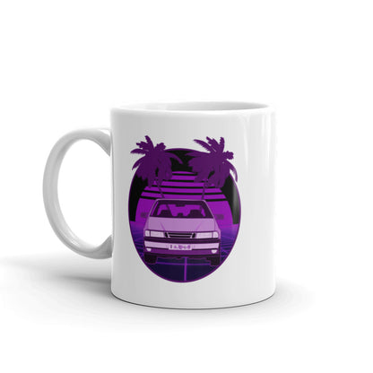 Vaporwave Saab 11 oz Coffee Mug