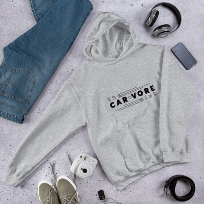 Carvore Club Logo Grey Unisex Hoodie